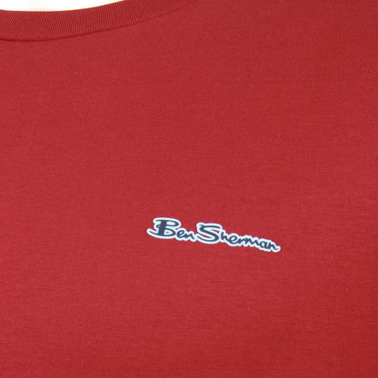 Ben Sherman Plus Size Signature Logo T-Shirt Red