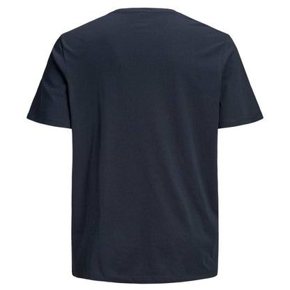 Espionage Plus Size T440 Abstract Lion T-Shirt Navy