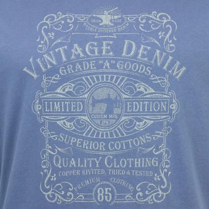 Kam Jeans Plus Size Vintage Denim T-Shirt Vintage Indigo