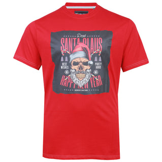 Kam Jeans Plus Size Kbsx034 Dead Santa Xmas T-Shirt Red