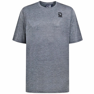 D555 Plus Size Retford Lightweight Dry Wear T-Shirt Charcoal Marl