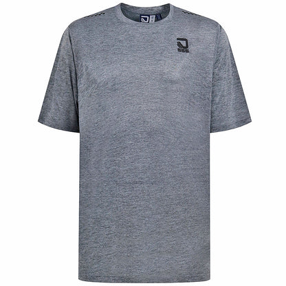 D555 Plus Size Retford Lightweight Dry Wear T-Shirt Charcoal Marl