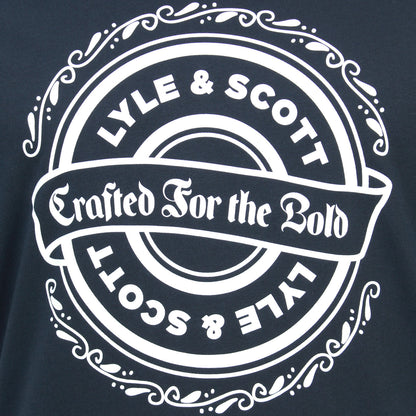 Lyle & Scott Plus Size Crafted For The Bold T-Shirt Dark Navy