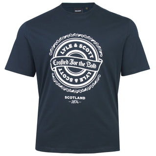 Lyle & Scott Plus Size Crafted For The Bold T-Shirt Dark Navy