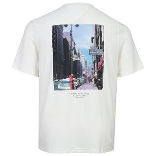 Tommy Hilfiger Plus Size Back Photo Print Graphic T-Shirt Ivory Petal