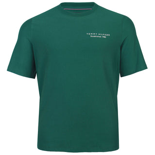 Tommy Hilfiger Plus Size Back Photo Print Graphic T-Shirt Ornamental Green