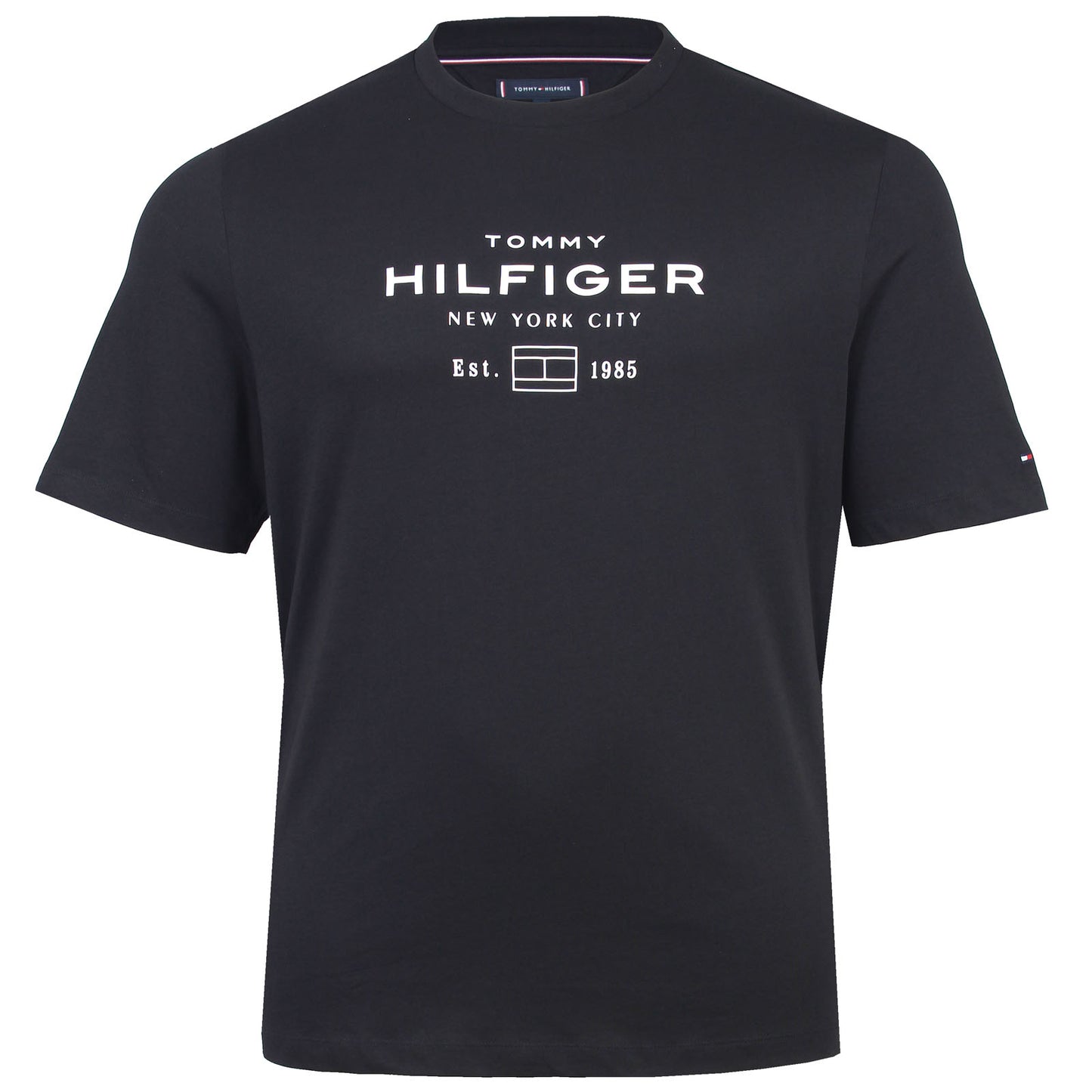 Tommy Hilfiger Plus Size Stack Graphic T-Shirt Black