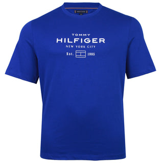 Tommy Hilfiger Plus Size Stack Graphic T-Shirt Wedge Blue