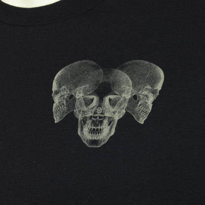 Religion Plus Size X-Ray Skulls T-Shirt Black