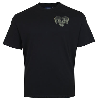 Religion Plus Size X-Ray Skulls T-Shirt Black