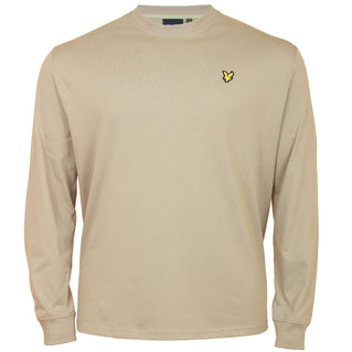 Lyle & Scott Plus Size Relaxed Long Sleeve T-Shirt Khaki Smoke