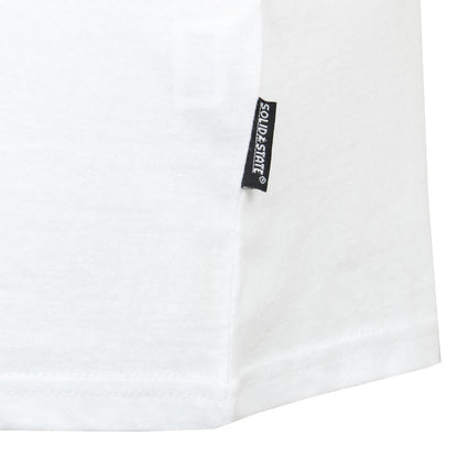 Solid State Plus Size Logo Muscle Vest White