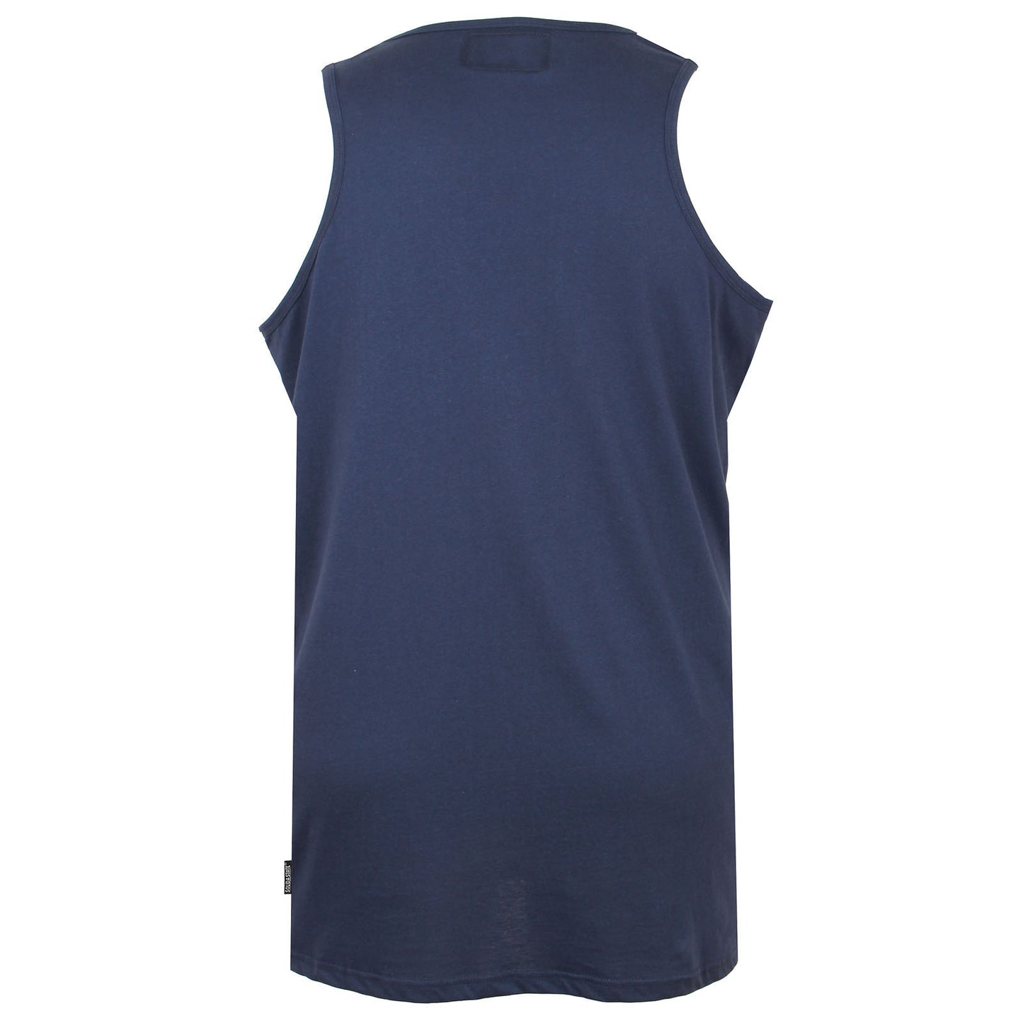 Solid State Plus Size Logo Muscle Vest Navy