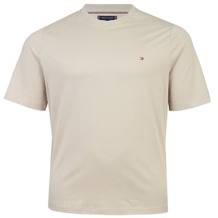 Tommy Hilfiger Plus Size Regular Solid T-Shirt Sandalwood