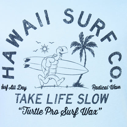 Kam Jeans Plus Size Hawaii Surf Turtle T-Shirt Powder Blue