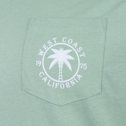 Kam Jeans Plus Size Pasadena (Back Print) T-Shirt Sage