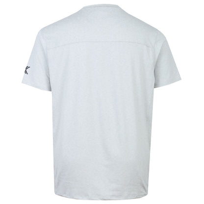 Kam Jeans Plus Size Active Performance Marl T-Shirt Oatmeal