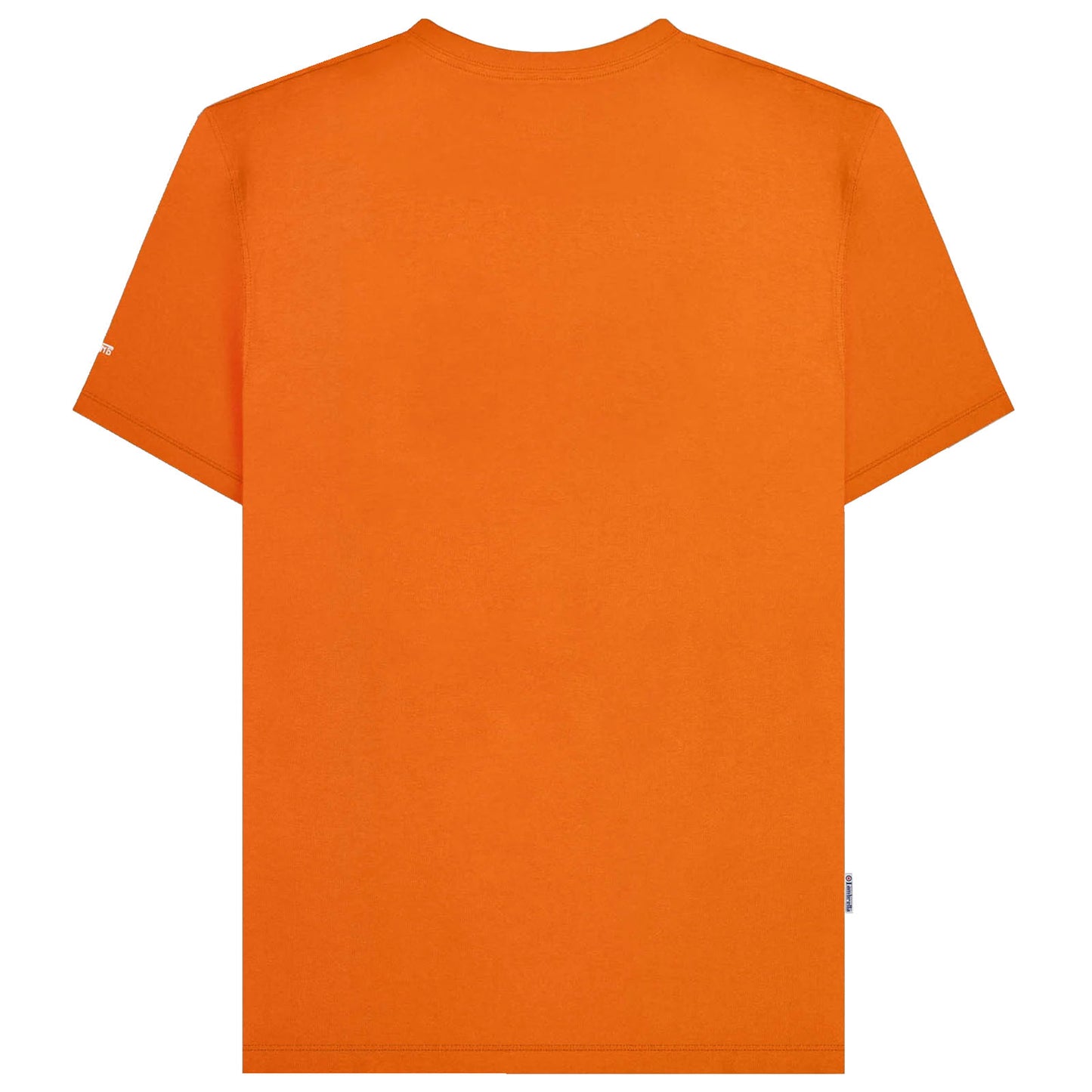 Lambretta Plus Size Fade Racing Stripe T-Shirt Orange