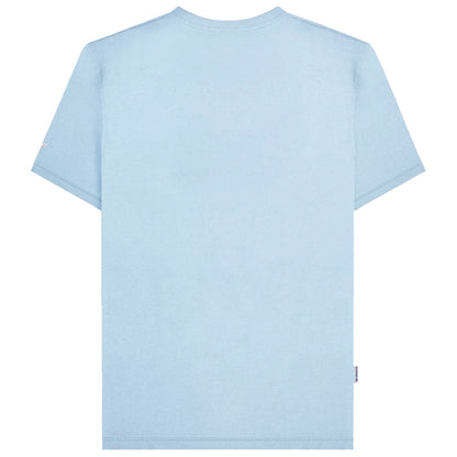 Lambretta Plus Size Fade Racing Stripe T-Shirt Sky