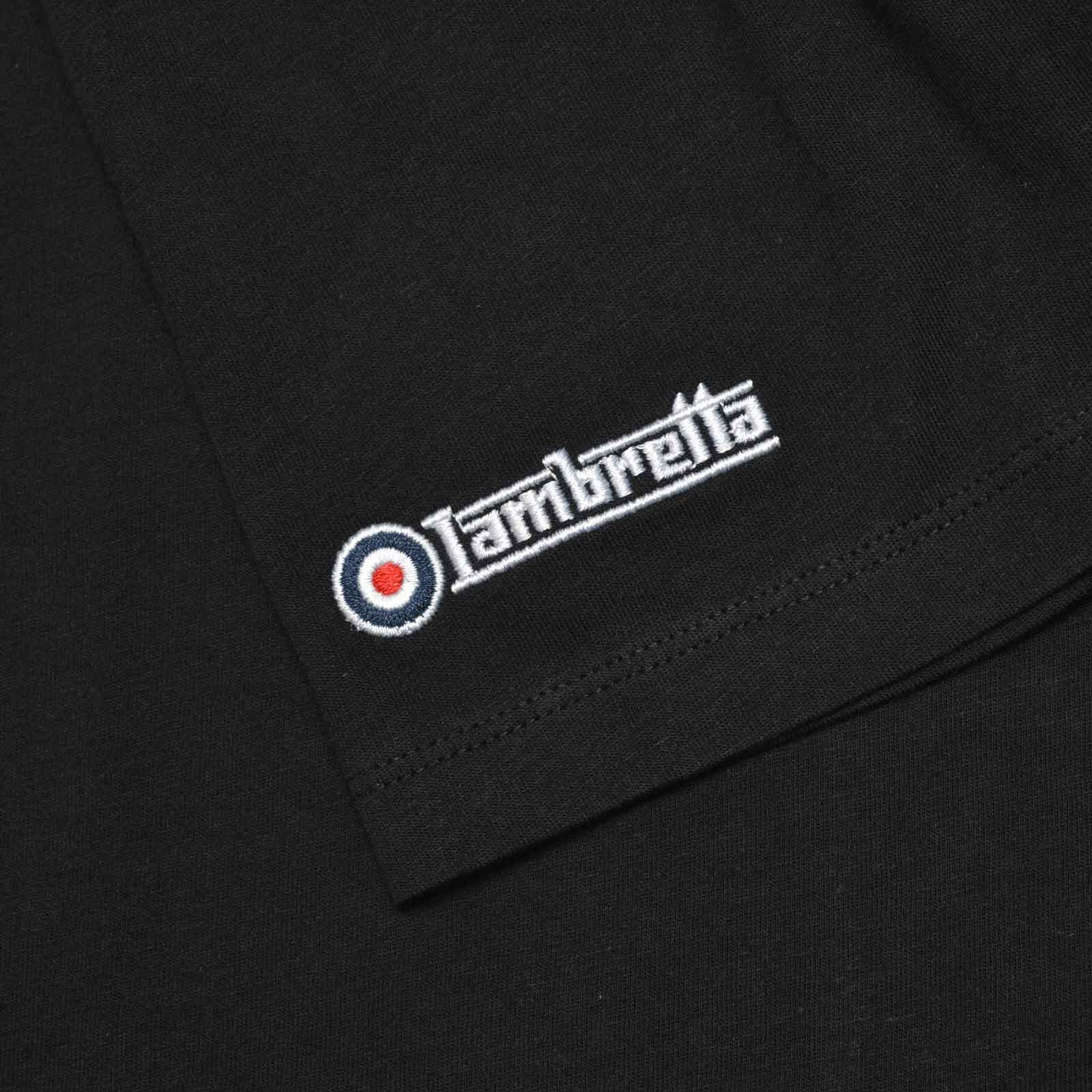 Lambretta Plus Size Helmet T-Shirt Black
