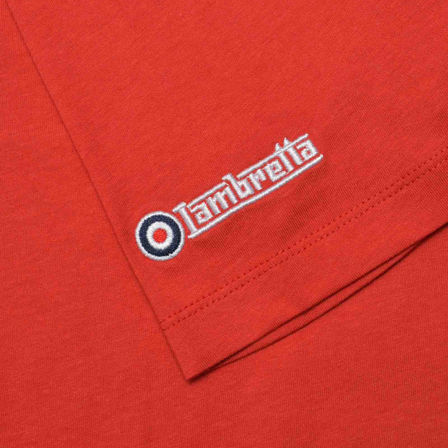 Lambretta Plus Size Helmet T-Shirt Red