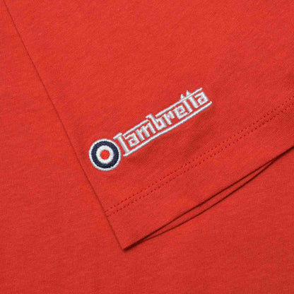 Lambretta Plus Size Helmet T-Shirt Red