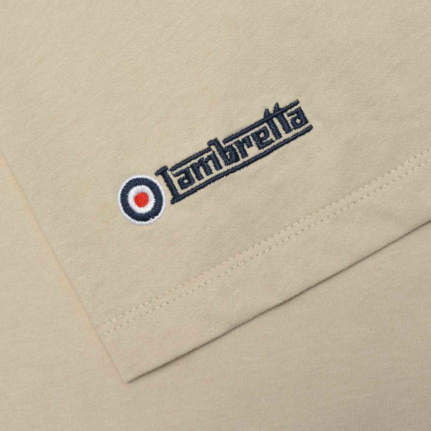 Lambretta Plus Size Scooter T-Shirt Stone
