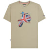 Lambretta Plus Size Scooter T-Shirt Stone