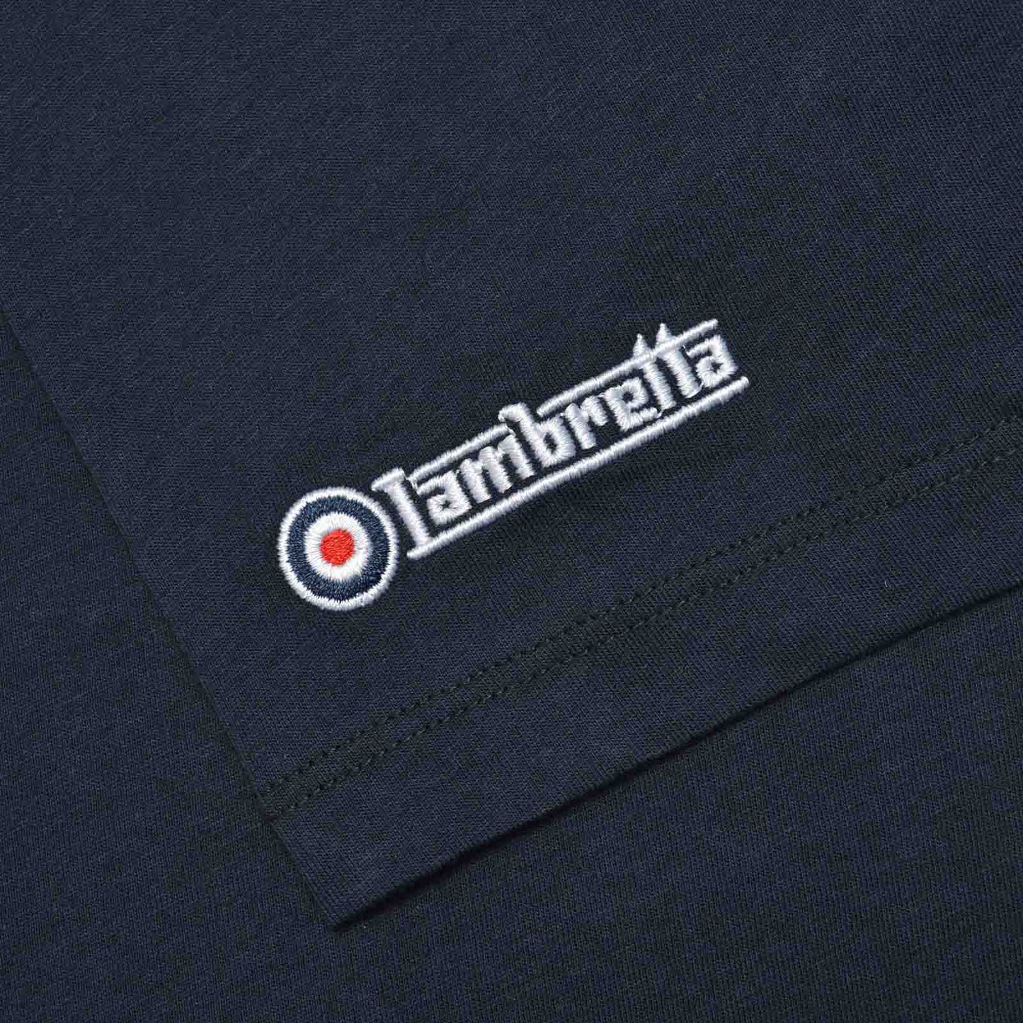 Lambretta Plus Size Scooter T-Shirt Navy