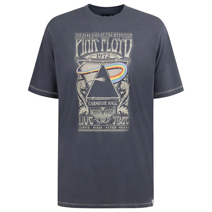 D555 Plus Size Hanley Pink Floyd Official T-Shirt Dark Grey