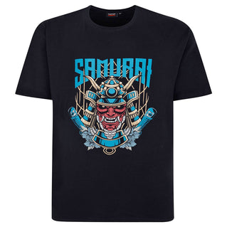 Espionage Plus Size Samurai T-Shirt Navy