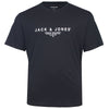 Jack & Jones Plus Size Harris T-Shirt Black Beauty