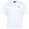 Lyle & Scott Plus Size Tipped T-Shirt White/Soft Matcha