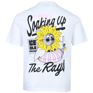 Lyle & Scott Plus Size Sunnie's Pool Bar T-Shirt White