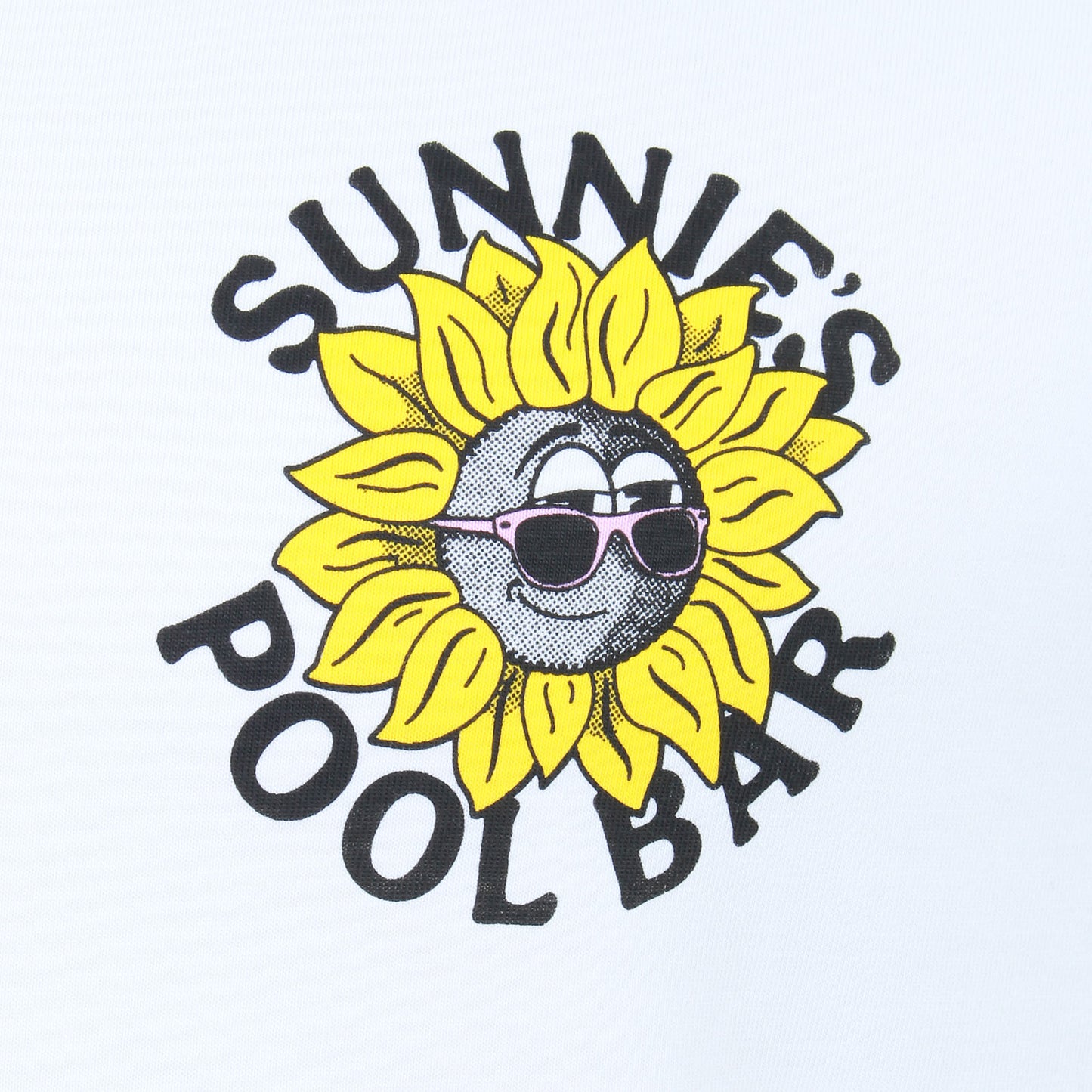 Lyle & Scott Plus Size Sunnie's Pool Bar T-Shirt White