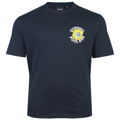 Lyle & Scott Plus Size Sunnie's Pool Bar T-Shirt Dark Navy