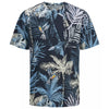Jack & Jones Plus Size Hawaii Aop T-Shirt Sky Captain