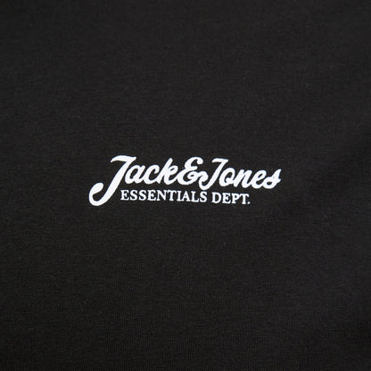Jack & Jones Plus Size Beau Front Print T-Shirt Black