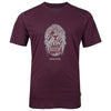 Solid State Plus Size Skull T-Shirt Burgundy