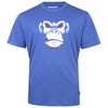 Solid State Plus Size Red Eye Monkey T-Shirt Blue