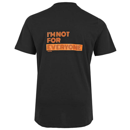 Solid State Plus Size I'm Not For Everyone (Back Print) T-Shirt Black