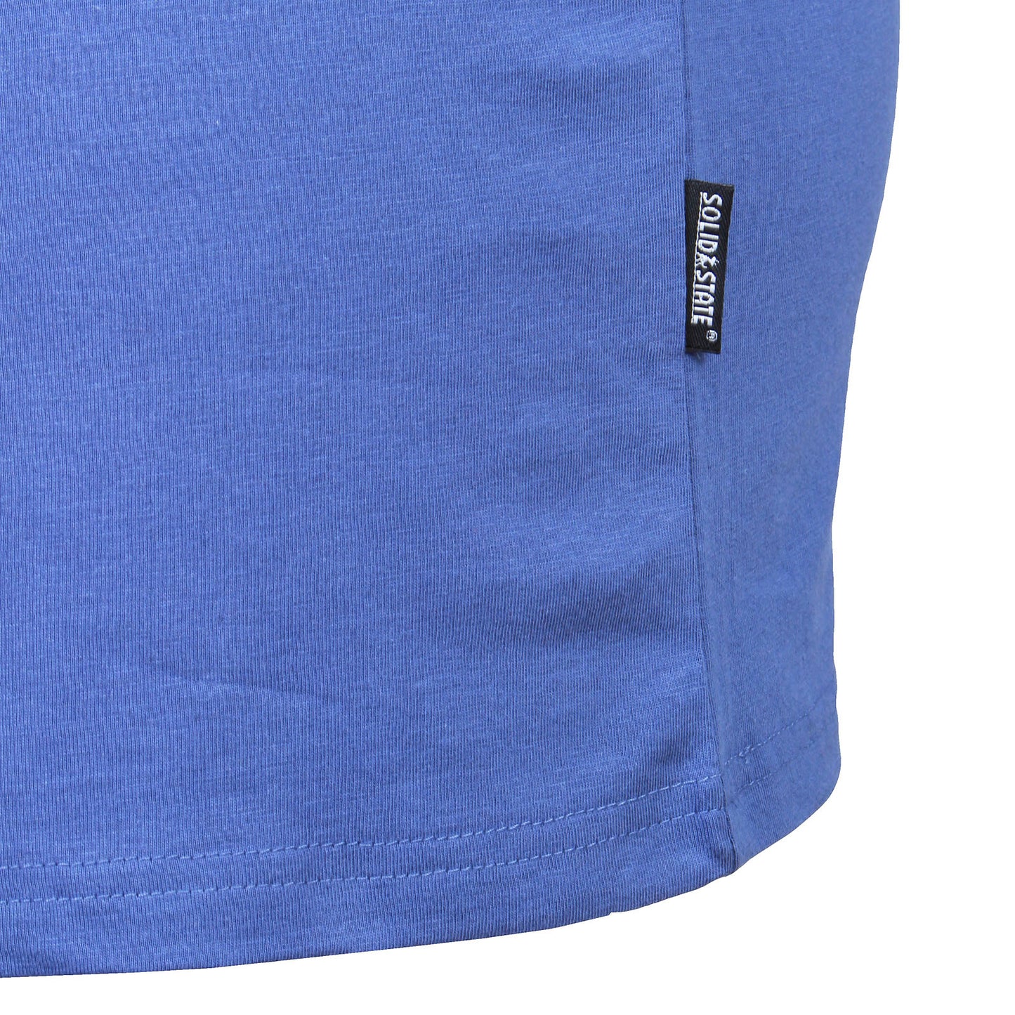 Solid State Plus Size Street Rebelion (Back Print) T-Shirt Blue