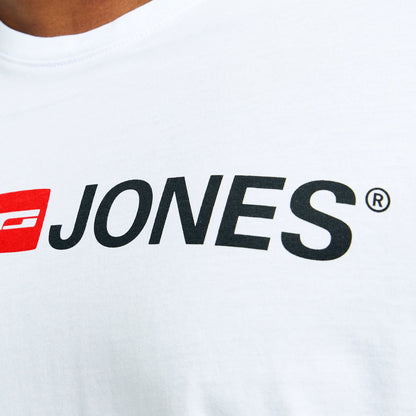 Jack & Jones Plus Size Corp Logo T-Shirt White
