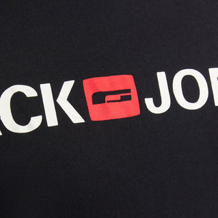 Jack & Jones Plus Size Corp Logo T-Shirt Black