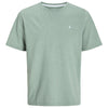 Jack & Jones Plus Size Paulos Plain T-Shirt Iceberg Green Melange