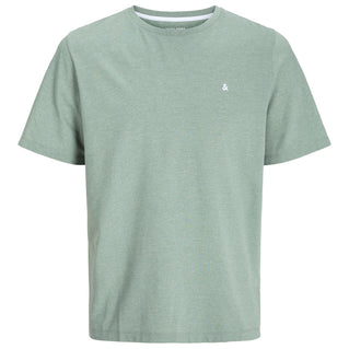 Jack & Jones Plus Size Paulos Plain T-Shirt Iceberg Green Melange