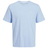 Jack & Jones Plus Size Paulos Plain T-Shirt Chambray Blue