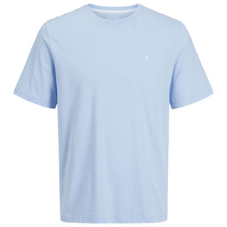 Jack & Jones Plus Size Paulos Plain T-Shirt Chambray Blue