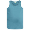 D555 Plus Size Fabio Plain Muscle Vest Teal