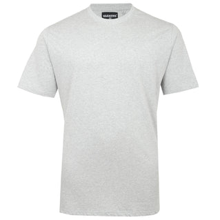 Solid State Plus Size Plain Premium Weight T-Shirt Grey Marl